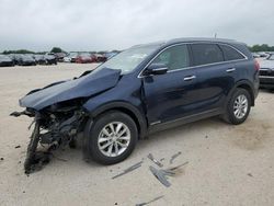 Salvage cars for sale at San Antonio, TX auction: 2018 KIA Sorento LX