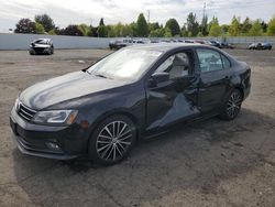 Salvage cars for sale at Portland, OR auction: 2016 Volkswagen Jetta Sport