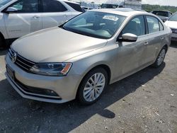 Salvage cars for sale at Cahokia Heights, IL auction: 2015 Volkswagen Jetta SE