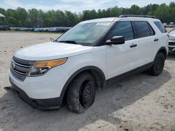 Salvage cars for sale at Charles City, VA auction: 2014 Ford Explorer