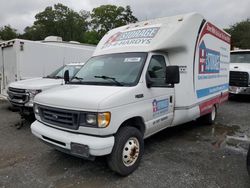 Salvage cars for sale from Copart Waldorf, MD: 2003 Ford Econoline E350 Super Duty Cutaway Van
