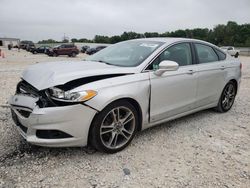 Salvage cars for sale from Copart New Braunfels, TX: 2016 Ford Fusion Titanium
