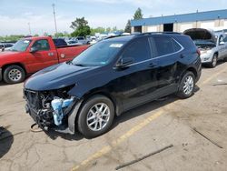 Vehiculos salvage en venta de Copart Woodhaven, MI: 2022 Chevrolet Equinox LT