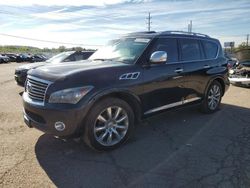 Salvage cars for sale at Colorado Springs, CO auction: 2012 Infiniti QX56