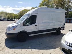 Salvage trucks for sale at North Billerica, MA auction: 2018 Ford Transit T-250