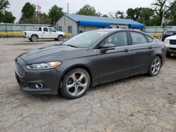 Salvage cars for sale at Wichita, KS auction: 2015 Ford Fusion SE