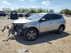 Salvage cars for sale from Copart Baltimore, MD: 2018 Toyota Rav4 LE