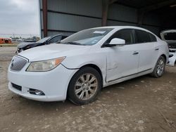 Salvage cars for sale from Copart Houston, TX: 2012 Buick Lacrosse Premium