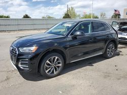 Salvage cars for sale from Copart Littleton, CO: 2021 Audi Q5 Premium
