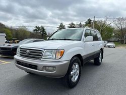 Salvage cars for sale at North Billerica, MA auction: 2005 Toyota Land Cruiser