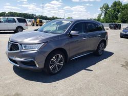 Salvage cars for sale at Dunn, NC auction: 2019 Acura MDX Technology
