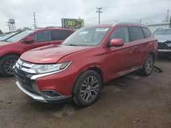 Salvage cars for sale at Chicago Heights, IL auction: 2017 Mitsubishi Outlander SE