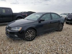 Salvage cars for sale at Temple, TX auction: 2017 Volkswagen Jetta Sport