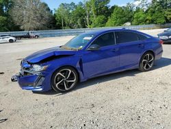 Salvage cars for sale at Greenwell Springs, LA auction: 2018 Honda Accord Sport