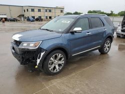 Salvage cars for sale from Copart Wilmer, TX: 2019 Ford Explorer Platinum