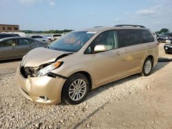 Salvage cars for sale from Copart Kansas City, KS: 2013 Toyota Sienna XLE