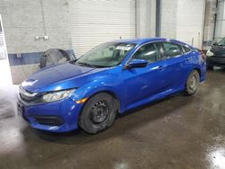 Salvage cars for sale from Copart Ham Lake, MN: 2016 Honda Civic LX