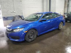 Honda salvage cars for sale: 2016 Honda Civic LX