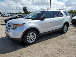 Salvage cars for sale at Miami, FL auction: 2011 Ford Explorer XLT