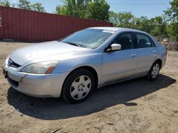 Salvage cars for sale at Baltimore, MD auction: 2005 Honda Accord LX