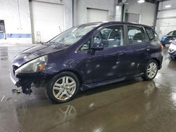 Honda fit Sport salvage cars for sale: 2008 Honda FIT Sport