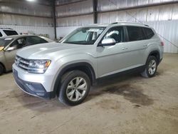 Salvage cars for sale at Des Moines, IA auction: 2018 Volkswagen Atlas S