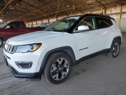 Vehiculos salvage en venta de Copart Phoenix, AZ: 2018 Jeep Compass Limited