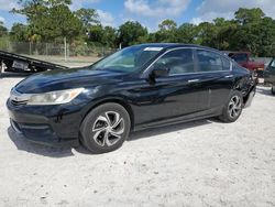 Salvage cars for sale from Copart Fort Pierce, FL: 2016 Honda Accord LX