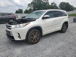 Salvage cars for sale from Copart Gastonia, NC: 2018 Toyota Highlander SE