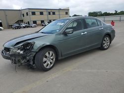 Salvage cars for sale at Wilmer, TX auction: 2008 Honda Accord EXL