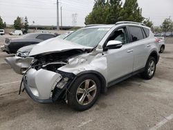 Salvage cars for sale from Copart Rancho Cucamonga, CA: 2015 Toyota Rav4 XLE