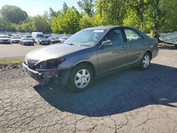 Salvage cars for sale from Copart Portland, OR: 2005 Toyota Camry LE