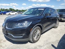 Vehiculos salvage en venta de Copart Cahokia Heights, IL: 2016 Lincoln MKX Select