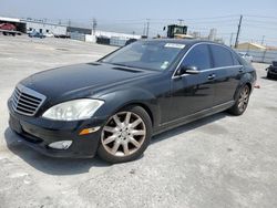Salvage cars for sale at Sun Valley, CA auction: 2007 Mercedes-Benz S 550