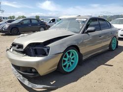 Salvage cars for sale from Copart San Martin, CA: 2004 Subaru Legacy GT