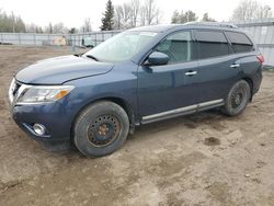 Salvage cars for sale from Copart Bowmanville, ON: 2015 Nissan Pathfinder S