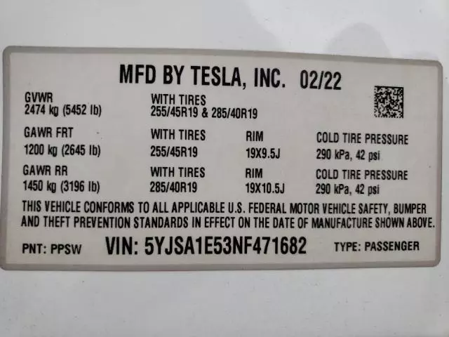 2022 Tesla Model S