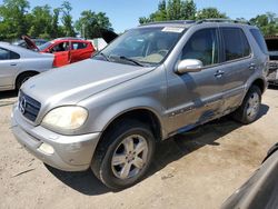 Salvage cars for sale from Copart Baltimore, MD: 2005 Mercedes-Benz ML 350