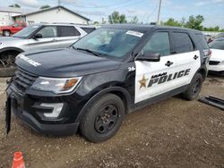 Salvage cars for sale from Copart Pekin, IL: 2017 Ford Explorer Police Interceptor
