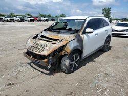 Salvage cars for sale at Kansas City, KS auction: 2017 KIA Sorento EX