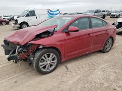 Vehiculos salvage en venta de Copart Amarillo, TX: 2018 Hyundai Elantra SEL