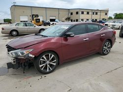 Salvage cars for sale at Wilmer, TX auction: 2018 Nissan Maxima 3.5S