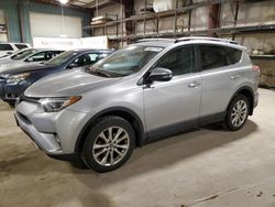 Toyota rav4 Limited salvage cars for sale: 2017 Toyota Rav4 Limited