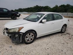 Salvage cars for sale from Copart New Braunfels, TX: 2008 Honda Accord LXP