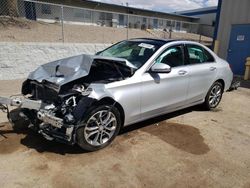 Salvage cars for sale from Copart Albuquerque, NM: 2016 Mercedes-Benz C 300 4matic