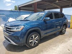 Salvage cars for sale from Copart Riverview, FL: 2021 Volkswagen Atlas SE