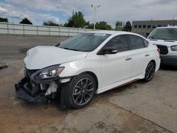 Salvage cars for sale at Littleton, CO auction: 2017 Nissan Sentra SR Turbo