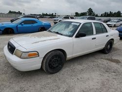 Salvage cars for sale at Houston, TX auction: 2009 Ford Crown Victoria Police Interceptor