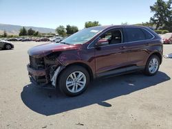 Salvage cars for sale from Copart San Martin, CA: 2017 Ford Edge SEL