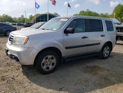 Salvage cars for sale at East Granby, CT auction: 2013 Honda Pilot LX